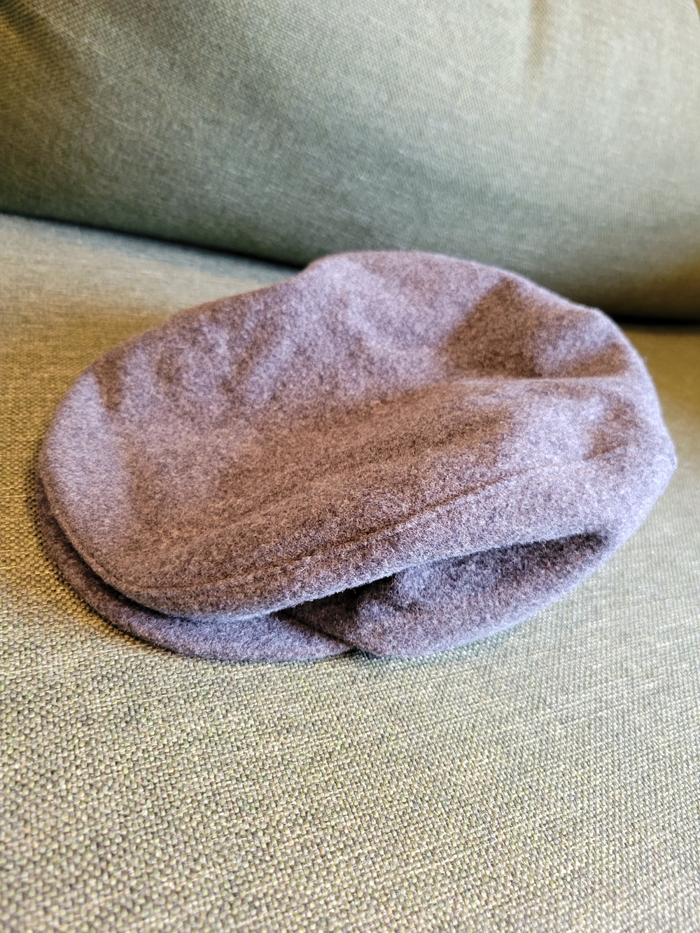 Vintage USA Made Pendleton Gray Wool Newsboy Cap With Ear Flaps XL